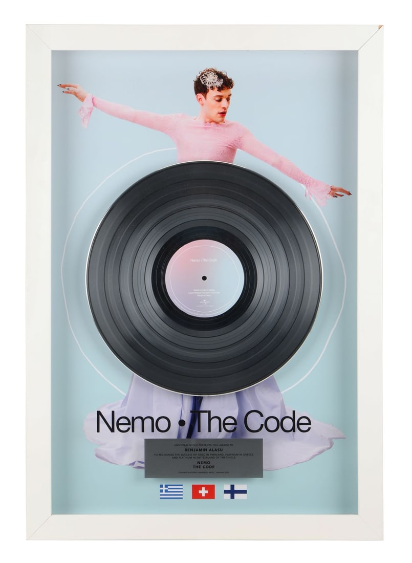 EUROVISION SONG CONTEST 2024 - The Code by Nemo Platinum Presentation Disc Award (1 of 4)