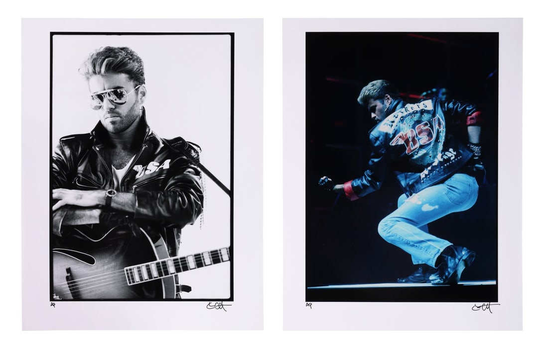 GEORGE MICHAEL - The Rockarchive Collection: Two Artist's Proof Faith Music Video and Tour Prints by (1 of 4)