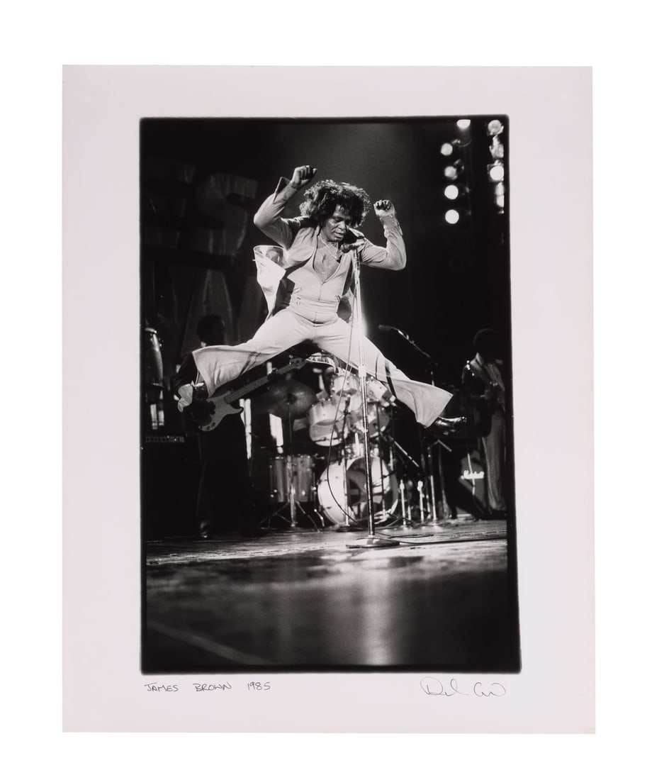 JAMES BROWN - The Rockarchive Collection: Silver Gelatin Print by David Corio, Hammersmith Odeon, (1 of 3)