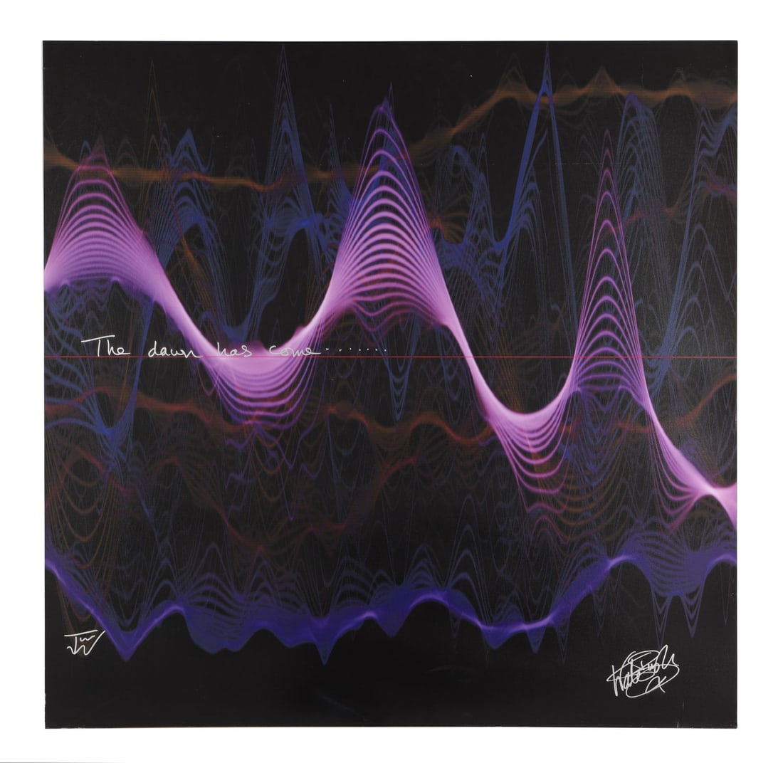 KATE BUSH - Kate Bush-Autographed "Aerial" Soundwave by Tim Wakefield, 2009 (1 of 4)