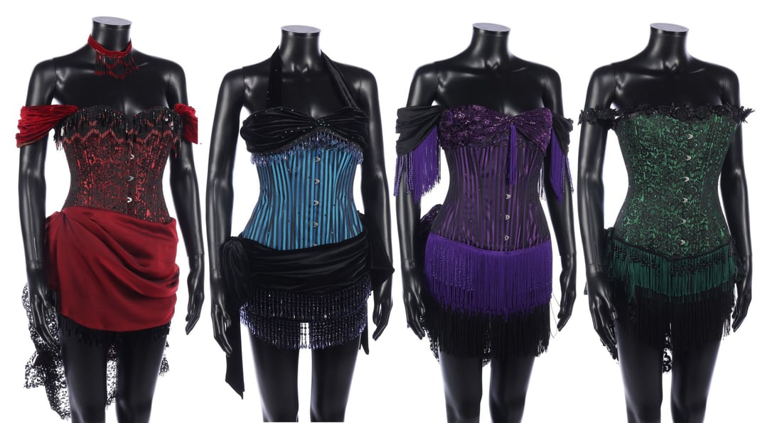 LITTLE MIX - Set of Four Stage-Worn Saloon Girls Costumes (1 of 4)