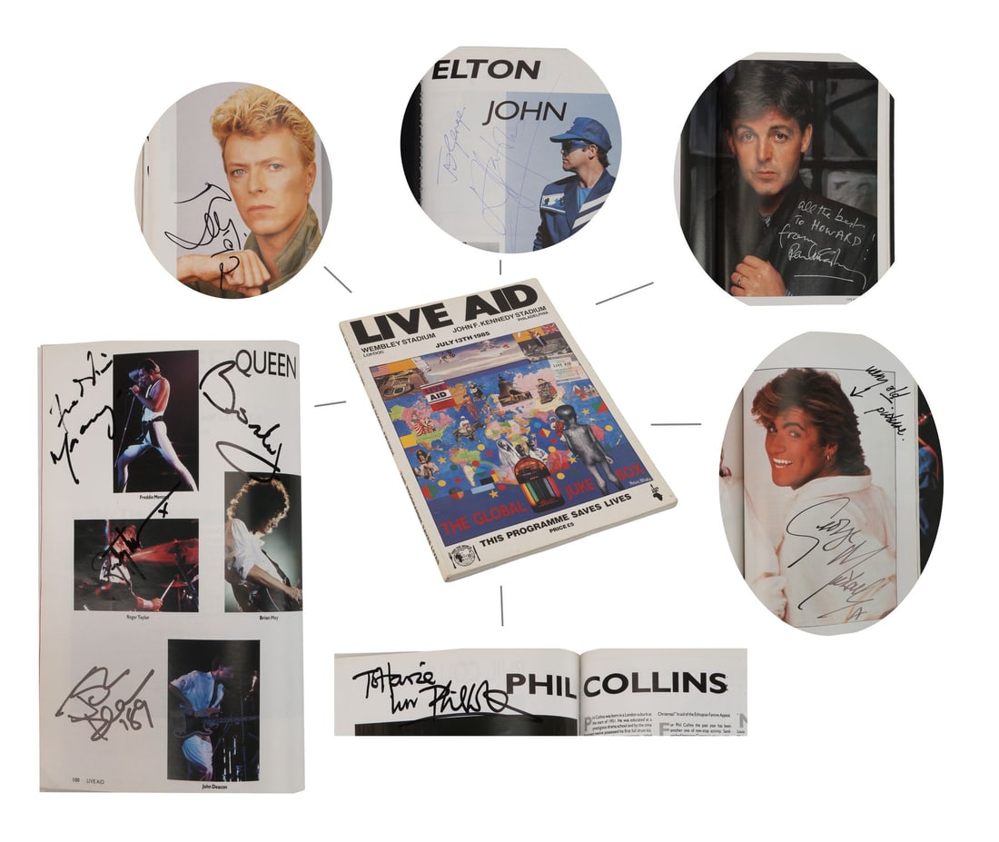 LIVE AID (1985) - Queen, Paul McCartney, George Michael, David Bowie, Elton John and Others (1 of 4)