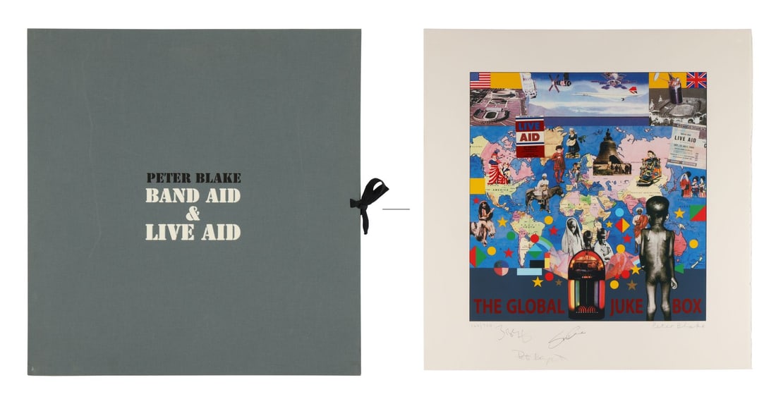 PETER BLAKE - Sir Peter Blake, Sir Bob Geldof, Simon Crow and Peter Briquette-Autographed Limited (1 of 4)