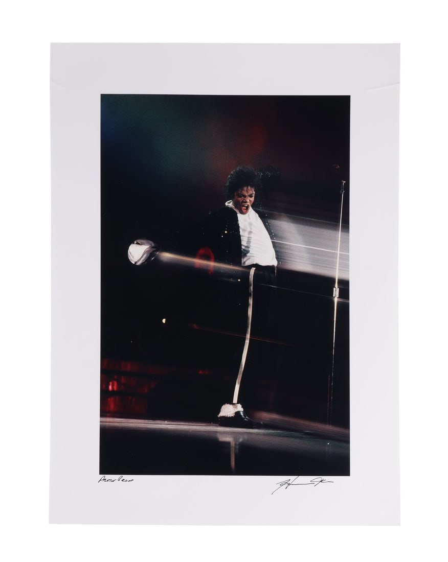 MICHAEL JACKSON - Artist's Proof Michael Jackson Print by Harrison Funk (1 of 3)