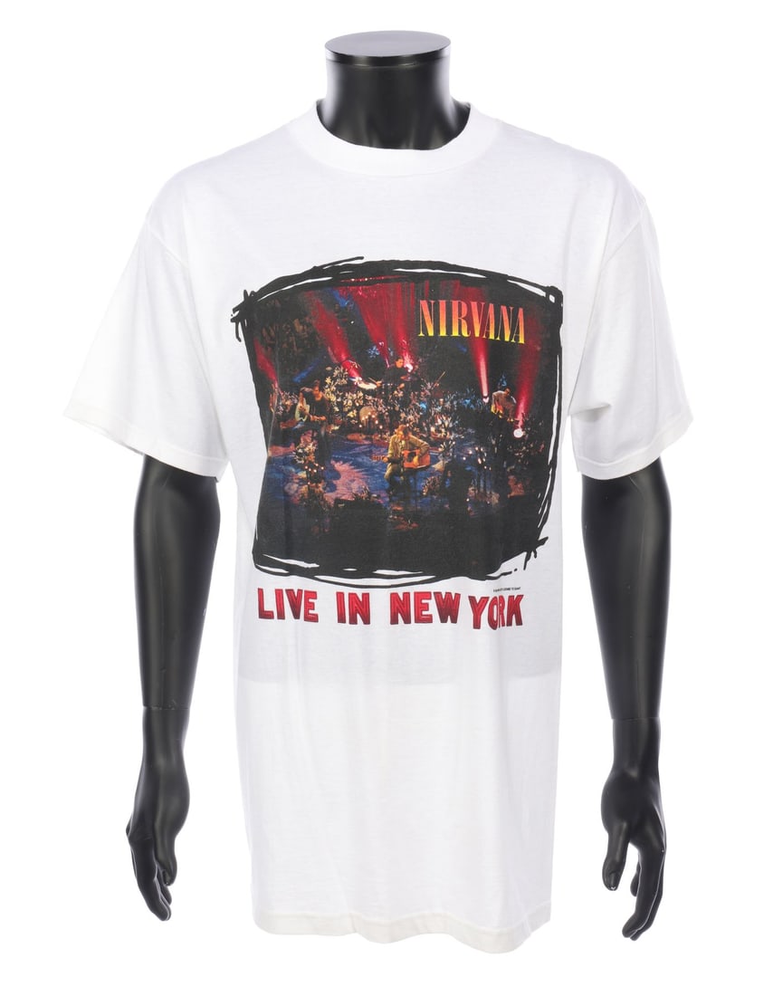 NIRVANA - Deadstock Unplugged "Live In New York" T-Shirt 1995 (1 of 4)