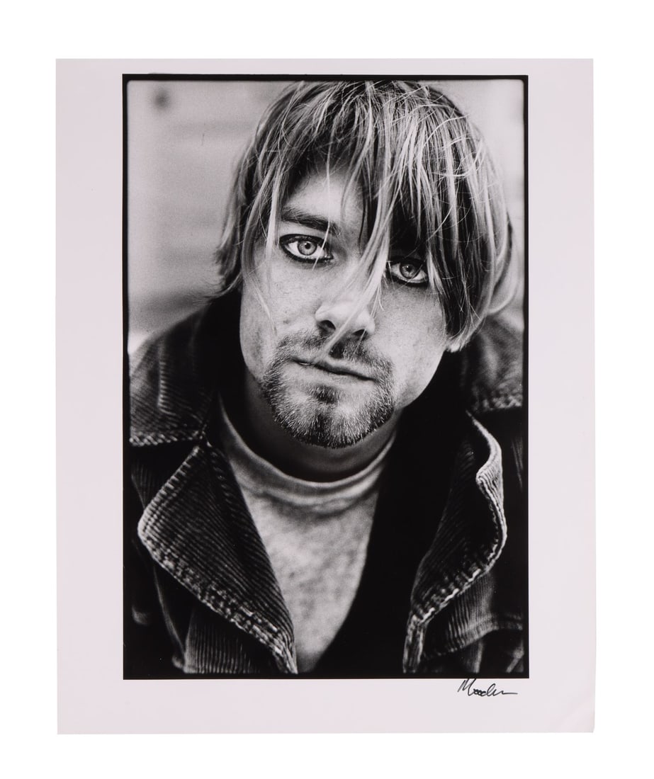 NIRVANA - The Rockarchive Collection: Silver Gelatin Kurt Cobain Print by Martyn Goodacre, (1 of 2)