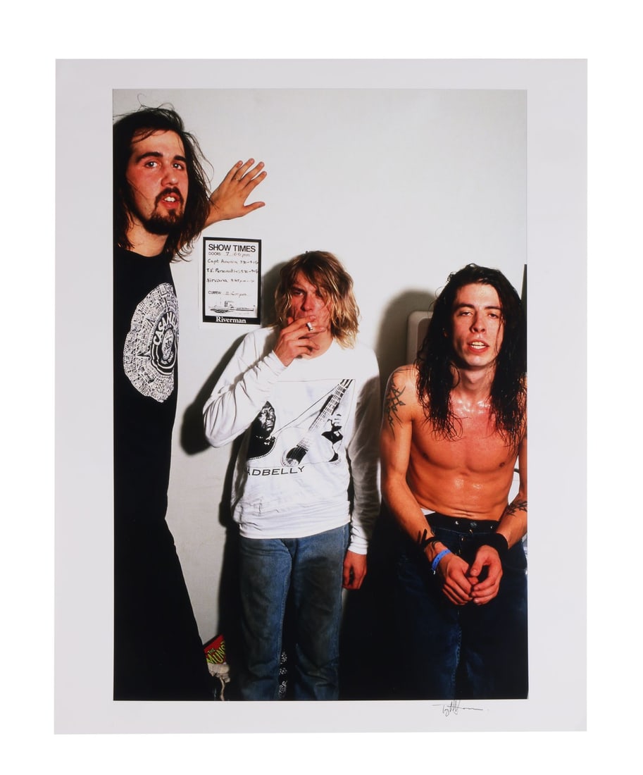 NIRVANA - The Rockarchive Collection: C-Type Print by Tony Mottram, Astoria Backstage London, 1991 (1 of 2)