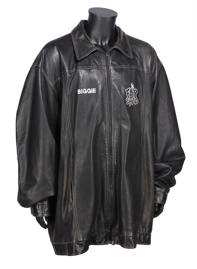NOTORIOUS B.I.G - The Notorious B.I.G.'s Custom Leather Jacket Worn in Rhyme & Reason Documentary (1 of 4)