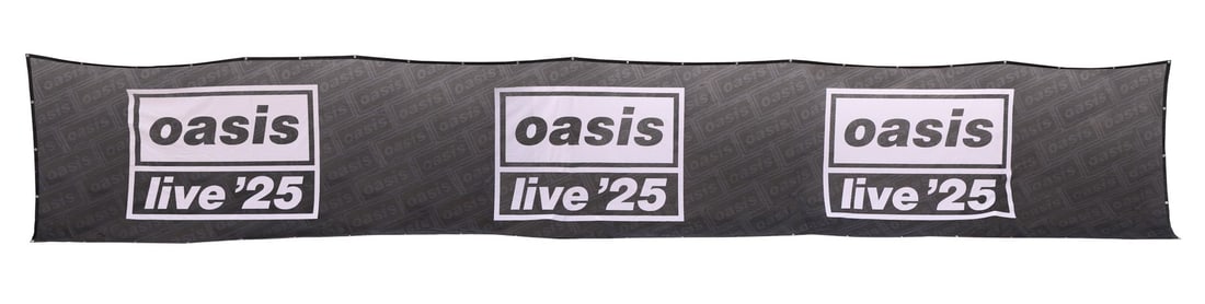 OASIS - Oasis "Live 25" Principality Stadium Banner (1 of 3)