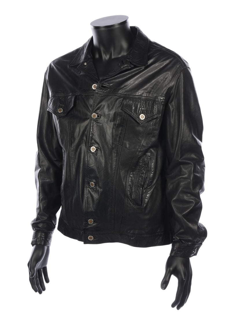 OASIS - Noel Gallagher's Photo-Matched Personal Leather Jacket, Also Owned and Worn by Gem Archer (1 of 4)