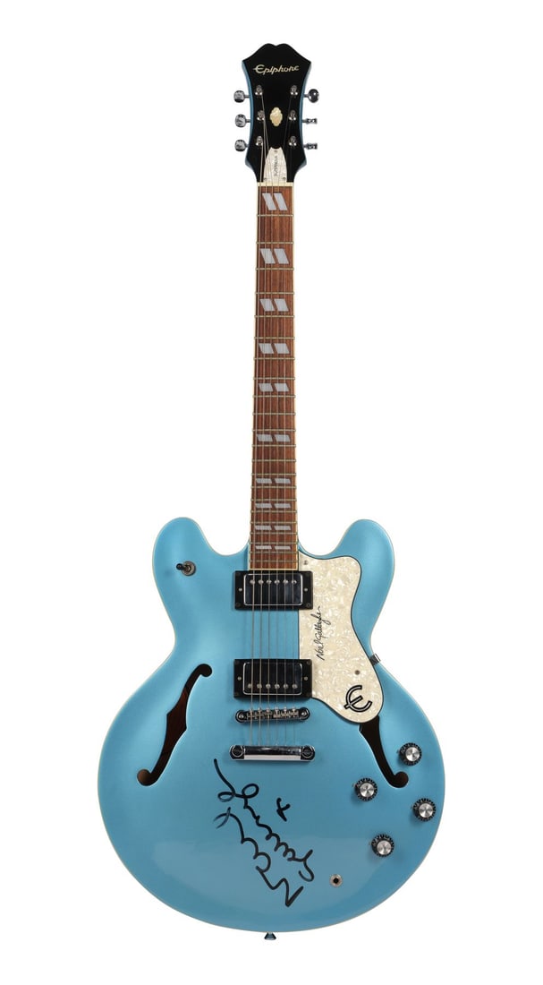 OASIS - Noel Gallagher-Autographed Signature 1997 Epiphone Supernova (1 of 4)