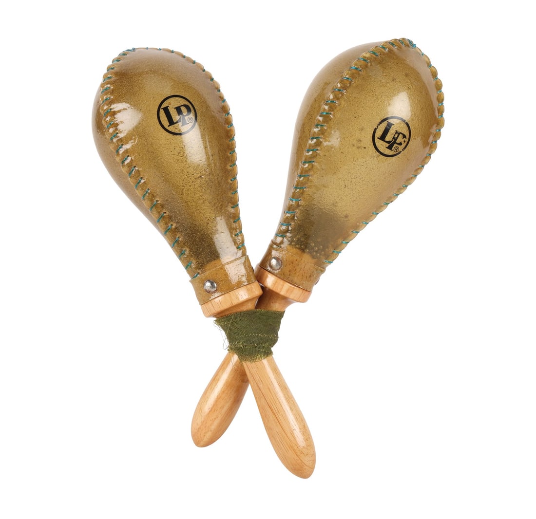 LIAM GALLAGHER - Liam Gallagher's Snowbombing Festival Stage-Used Maracas, 2018 (1 of 3)