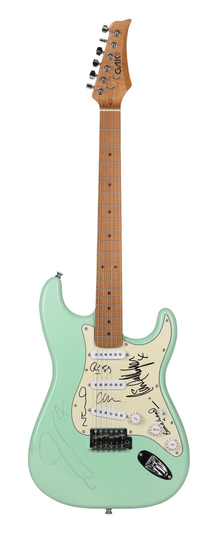 OASIS - Noel Gallagher, Liam Gallagher, Paul "Guigsy" McGuigan, Paul "Bonehead" Arthurs, Gem (1 of 4)