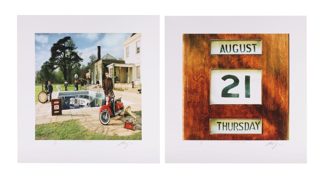 OASIS - Pair of Limited Edition, Matching Numbered, Be Here Now Cover Art Prints by Michael Spencer (1 of 4)