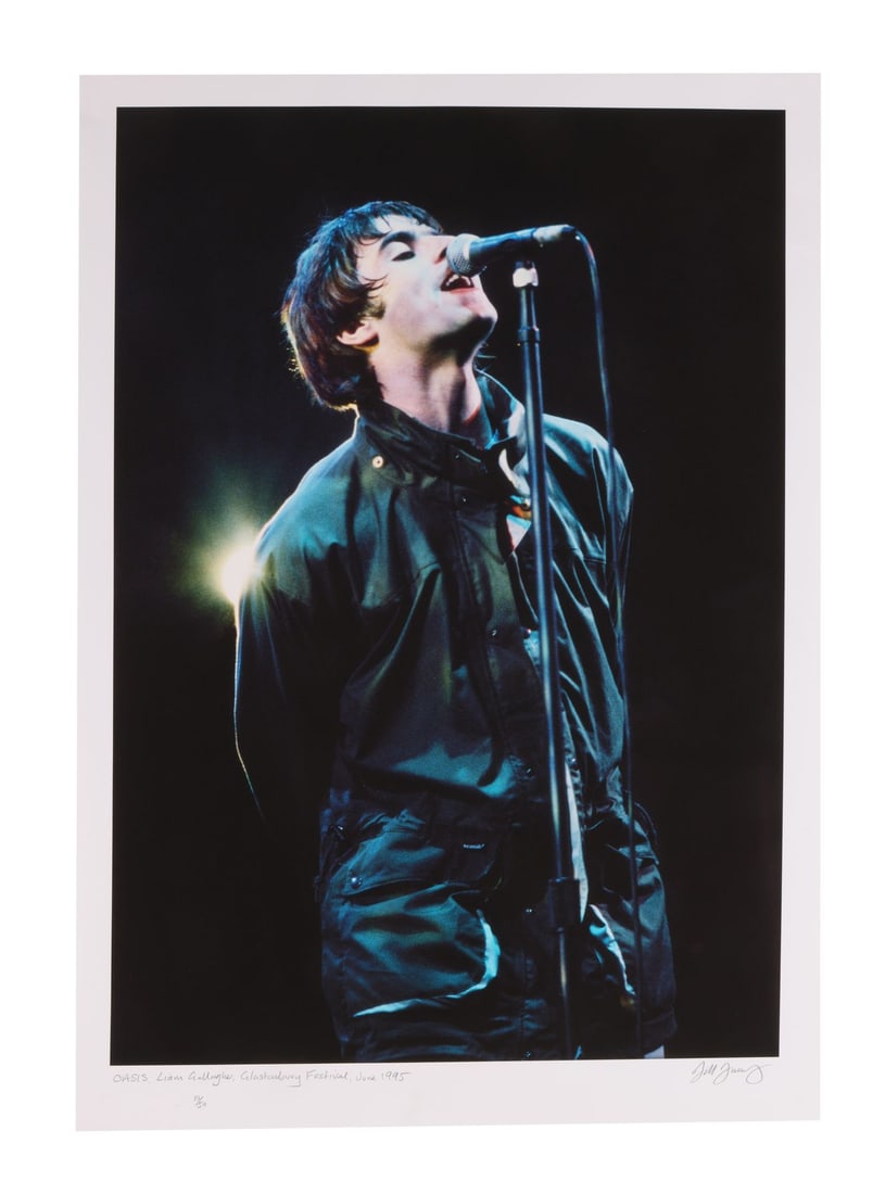OASIS - The Rockarchive Collection: Limited Edition Liam Gallagher Print by Jill Furmanovsky, (1 of 3)