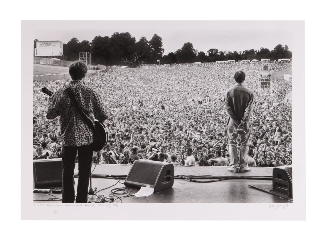 OASIS - The Rockarchive Collection: Limited Edition Print by Jill Furmanovsky, Slane Castle, 1995 (1 of 3)