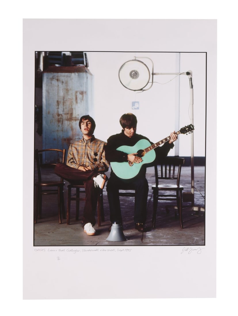 OASIS - The Rockarchive Collection: Limited Edition Liam and Noel Gallagher Print by Jill (1 of 3)