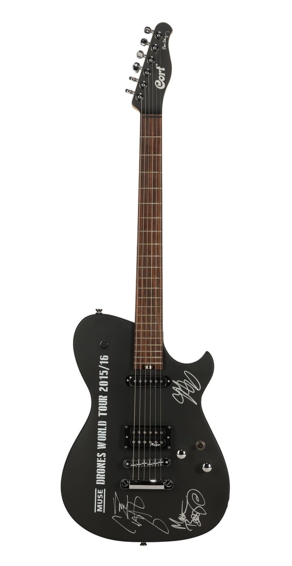 MUSE - Matt Bellamy, Dominic Howard and Chris Wolstenholme-Autographed Guitar (1 of 4)