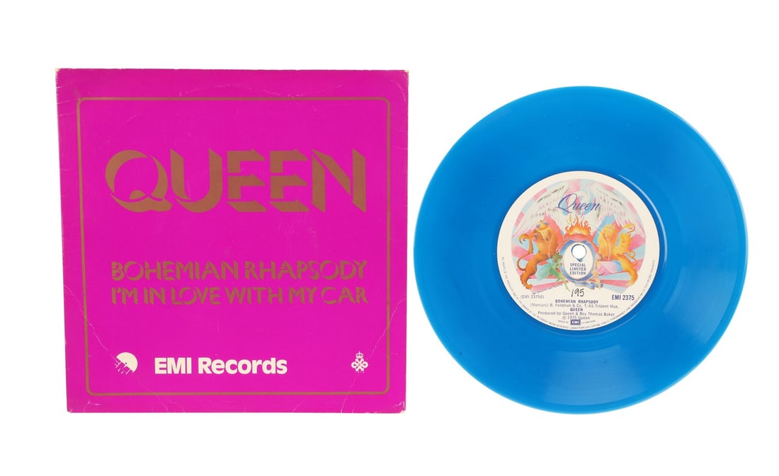 QUEEN - The Peter Hince Collection: Limited Edition "Bohemian Rhapsody" Blue Vinyl Pressing (1 of 4)