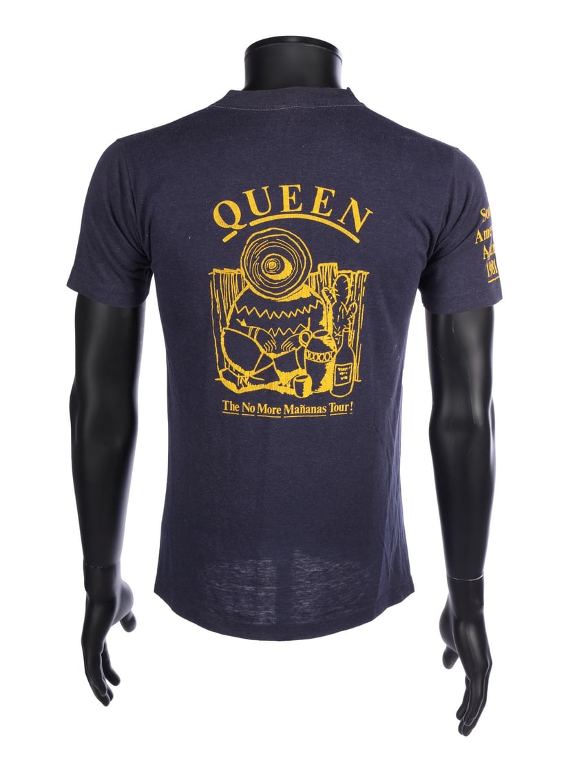 QUEEN - The Peter Hince Collection: Peter Hince's "Rock-It Cargo" South American 1981 Tour T-Shirt (1 of 4)