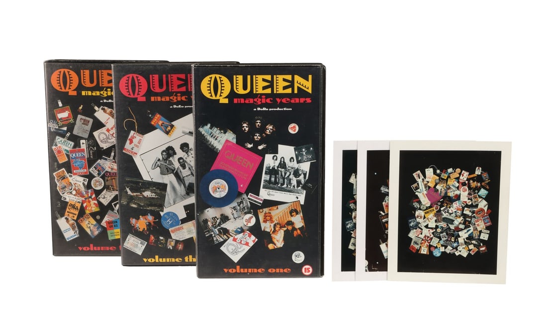 QUEEN - The Peter Hince Collection: Three Queen Magic Years VHS Tapes and Three Cover Artwork (1 of 4)