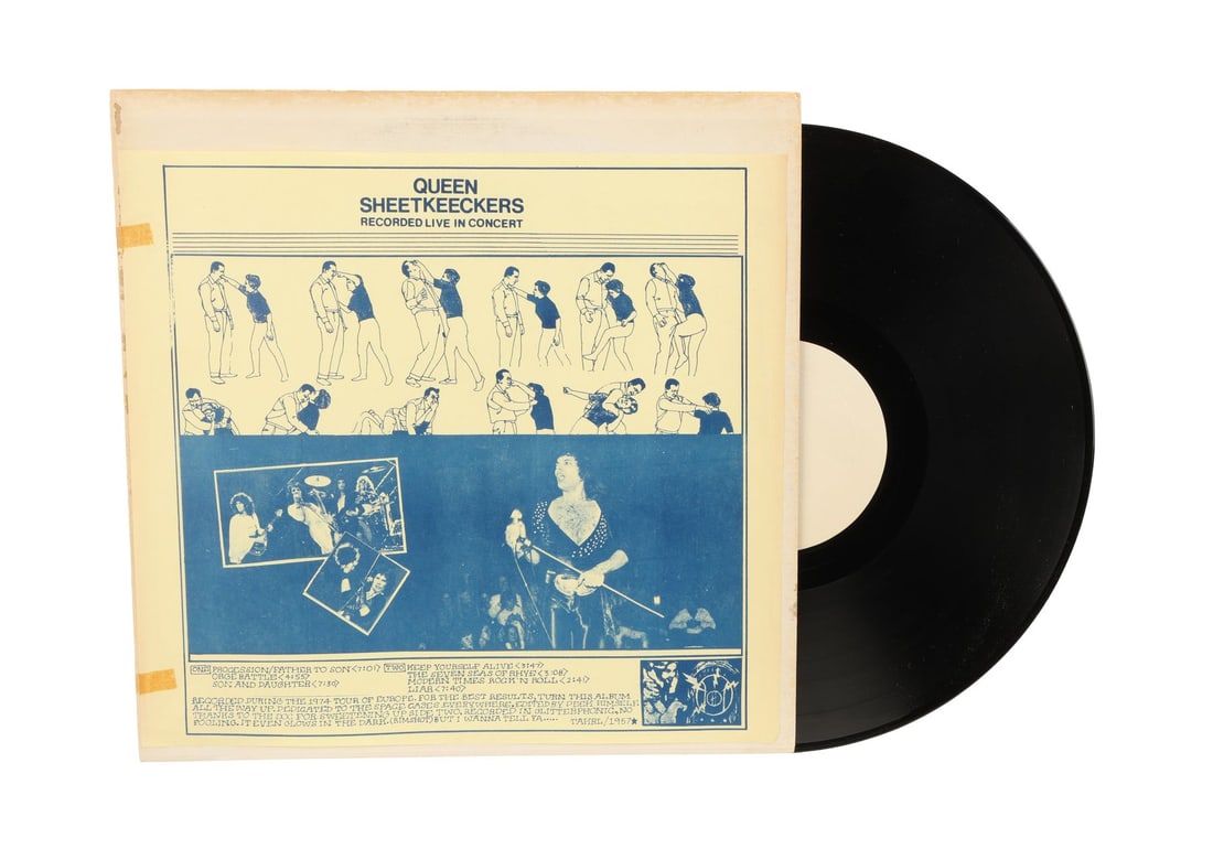 QUEEN - The Peter Hince Collection: Sheetkeeckers Japanese Vinyl - The First Ever Queen Bootleg, (1 of 3)