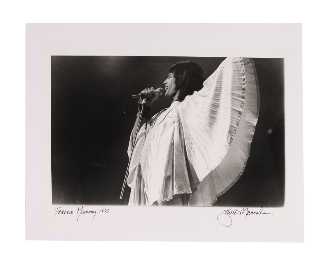 QUEEN - The Rockarchive Collection: Freddie Mercury Silver Gelatin Print by Janet Macoska, Cleveland (1 of 3)