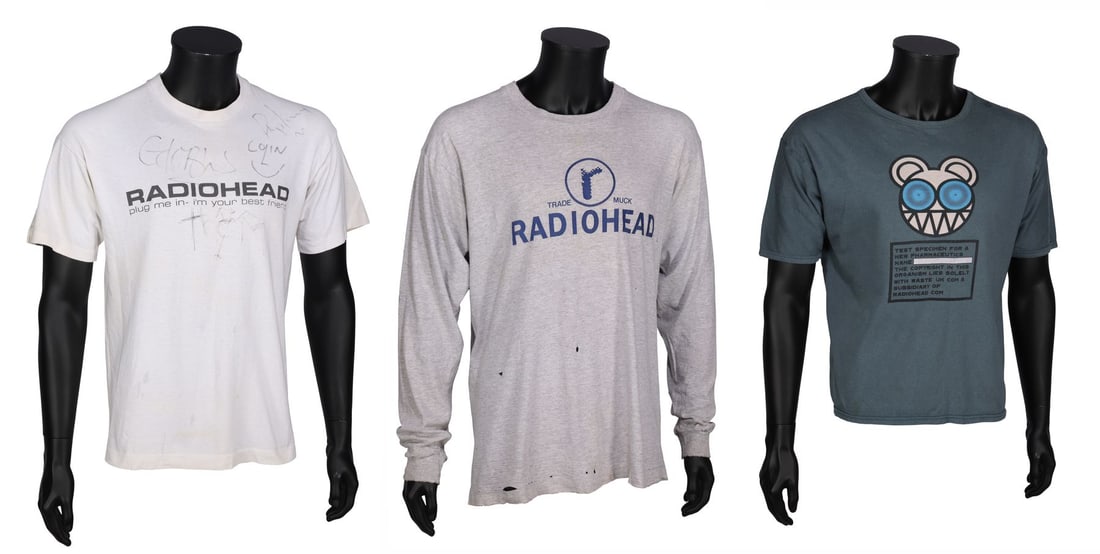 RADIOHEAD - Pair of Thom Yorke, Jonny Greenwood, Colin Greenwood, Ed O'Brien and Philip (1 of 4)