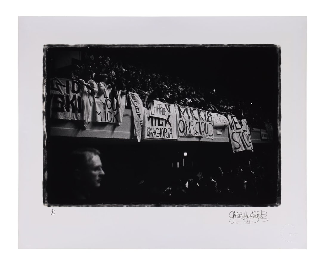 THE ROLLING STONES - Limited Edition Audience Print By Gered Mankowitz: THE ROLLING STONES - Limited Edition Audience Print By Gered Mankowitz - A limited edition silver gelatin print depicting the audience at a Rolling Stones concert, photographed by Gered Mankowitz. The