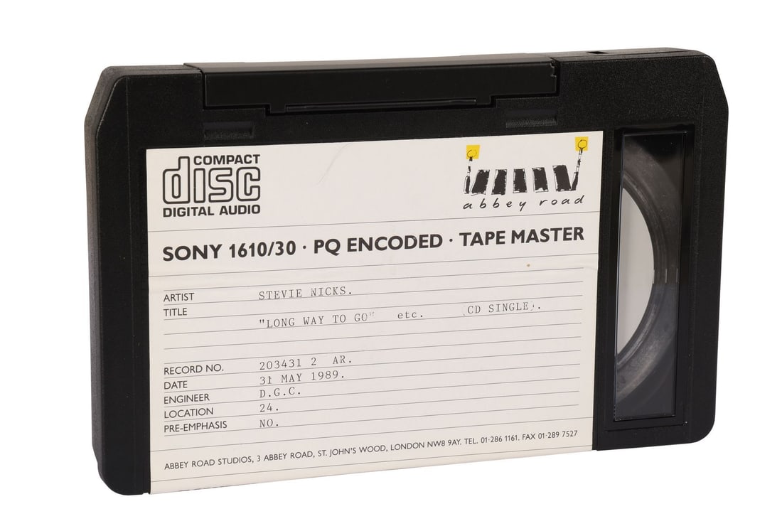 STEVIE NICKS - Long Way to Go Master Tape Recorded at Abbey Road Studios: STEVIE NICKS - Long Way to Go Master Tape Recorded at Abbey Road Studios - The master tape of Stevie Nicks' single "Long Way to Go". Released in 1989, "Long Way to Go" was the second single from Nicks