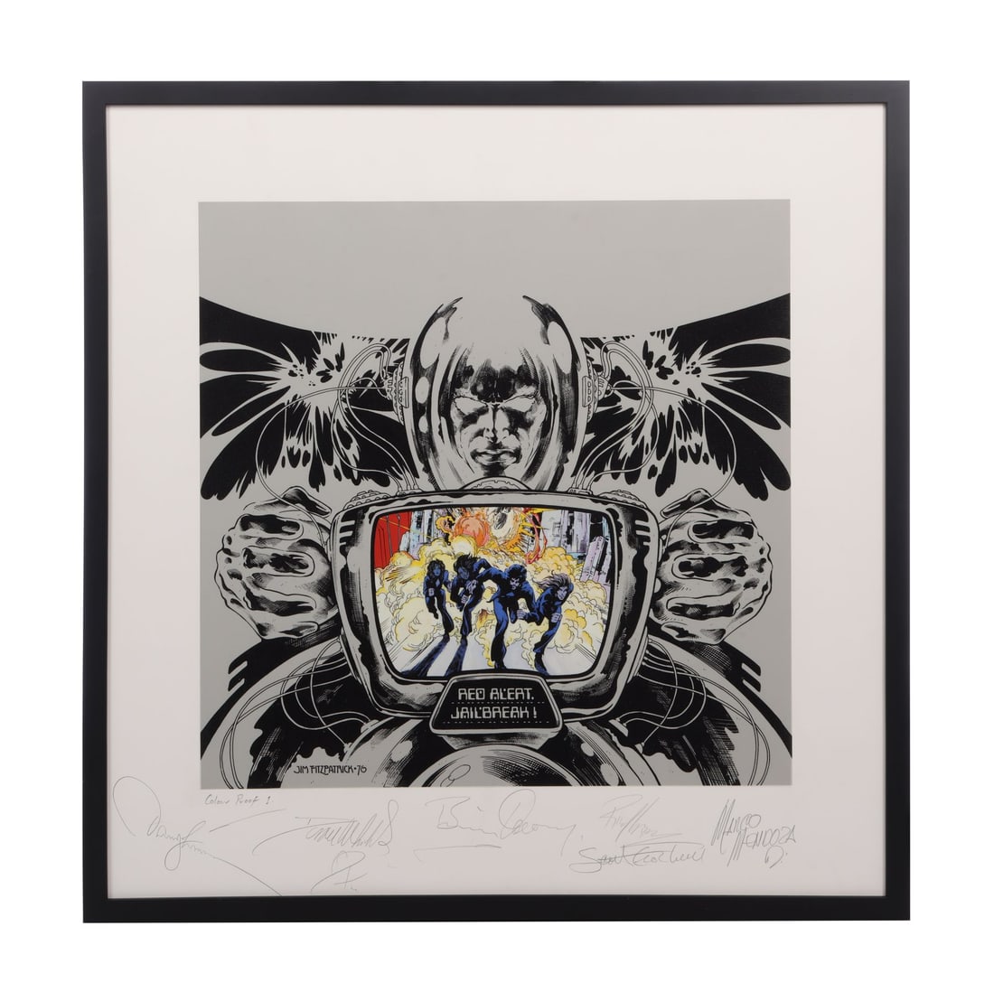 THIN LIZZY - Phil Lynott, Scott Gorham, Brian Downey, Darren Wharton, Damon Johnson and Marco (1 of 4)