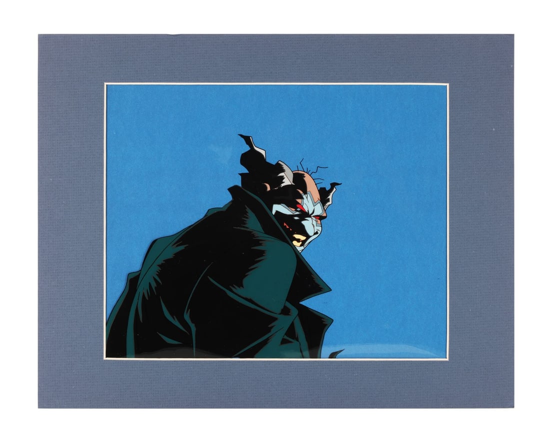 SPAWN (TV SERIES, 1997-1999) - The Clown, Violator Original Production Cel Matted: SPAWN (TV SERIES, 1997-1999) - The Clown, Violator Original Production Cel Matted - A superb original production cel of The Clown from Todd McFarlane's Spawn, the HBO animated series that genuinely ch