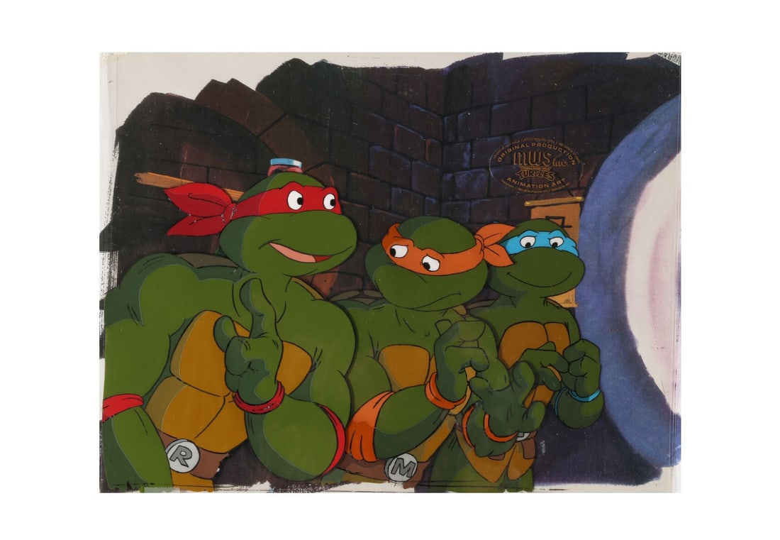 TEENAGE MUTANT NINJA TURTLES (1987-1996) - Raphael, Michelangelo and Leonardo Original Production (1 of 2)