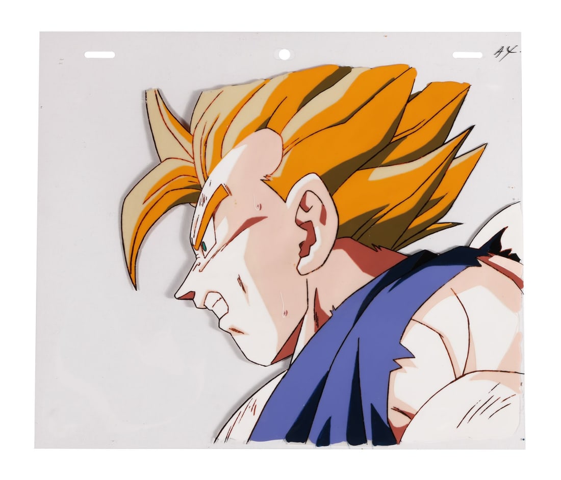 DRAGON BALL Z: BROLY - SECOND COMING (1994) - Super Saiyan 2 Gohan Original Production Cel: DRAGON BALL Z: BROLY - SECOND COMING (1994) - Super Saiyan 2 Gohan Original Production Cel - A superb close-up production cel of Super Saiyan 2 Gohan from Toei Animation's 1994 theatrical feature Drag