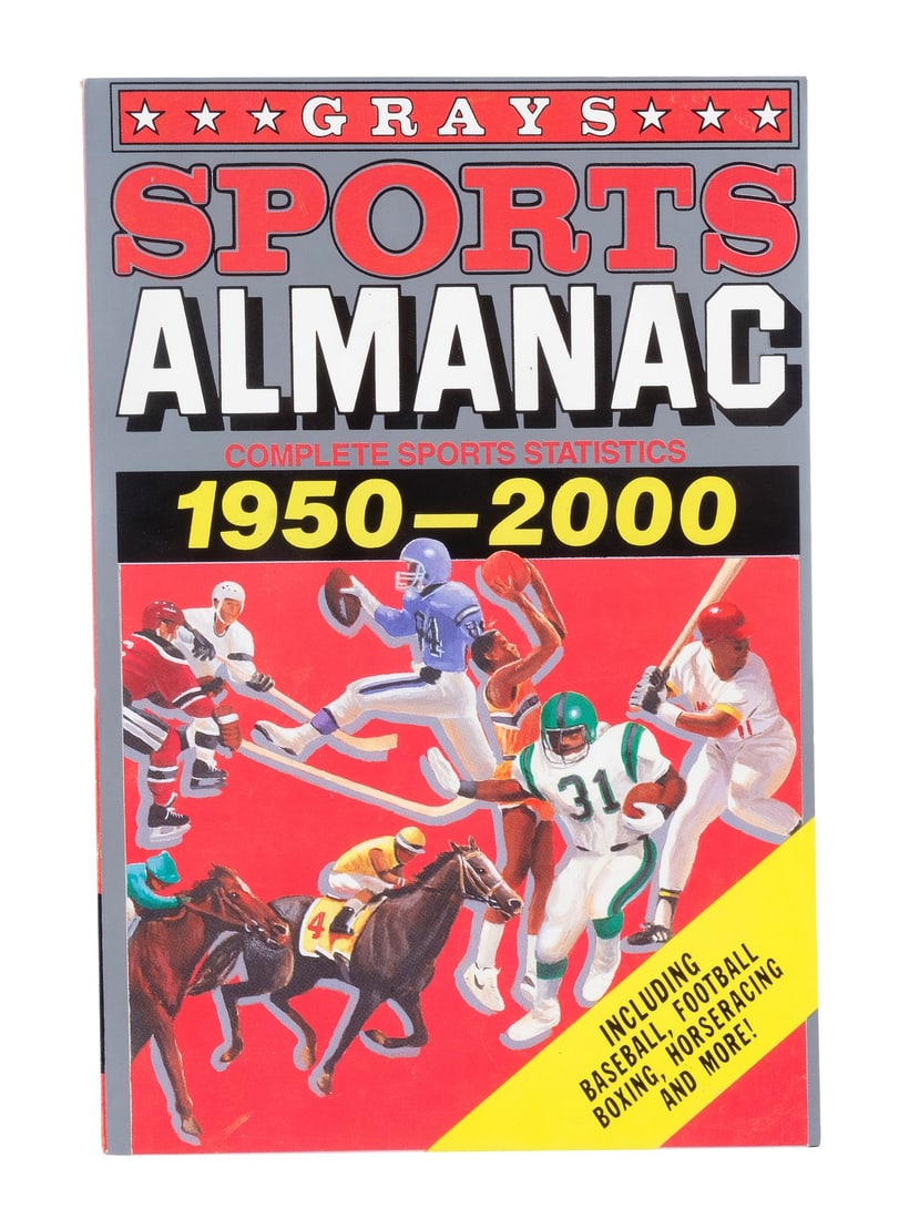 22. BACK TO THE FUTURE PART II (1989) - Marty McFly's (Michael J. Fox) Grays Sports Almanac: B