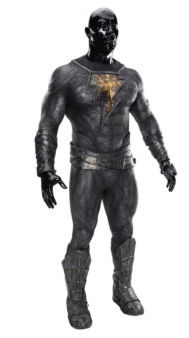 51. BLACK ADAM (2022) - Black Adam's (Dwayne Johnson) Production-Made Costume: B