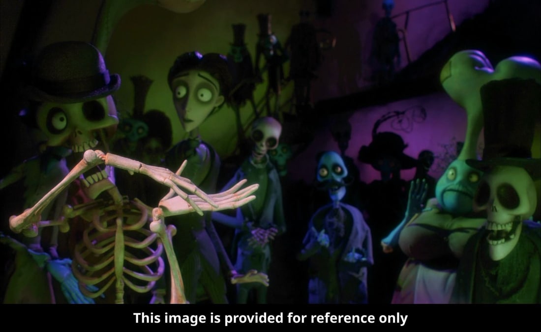 67. CORPSE BRIDE (2005) - Stop-Motion Skeleton Puppet - 14