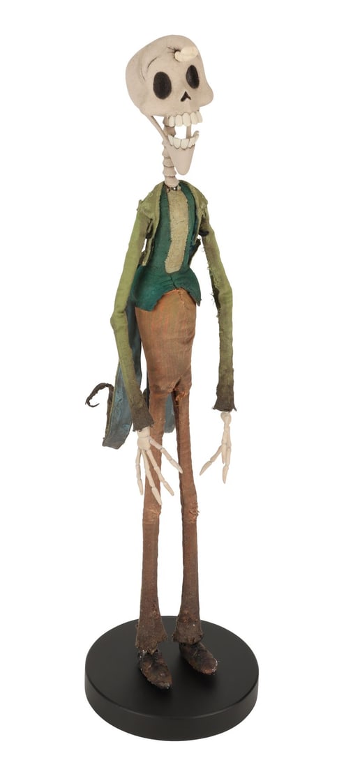 67. CORPSE BRIDE (2005) - Stop-Motion Skeleton Puppet: B