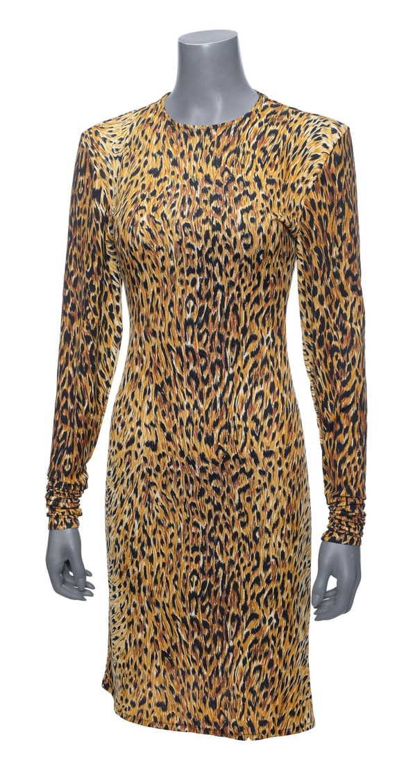 79. E.T. THE EXTRA-TERRESTRIAL (1982) - Mary Taylor's (Dee Wallace) Screen-Matched Leopard-Print: B