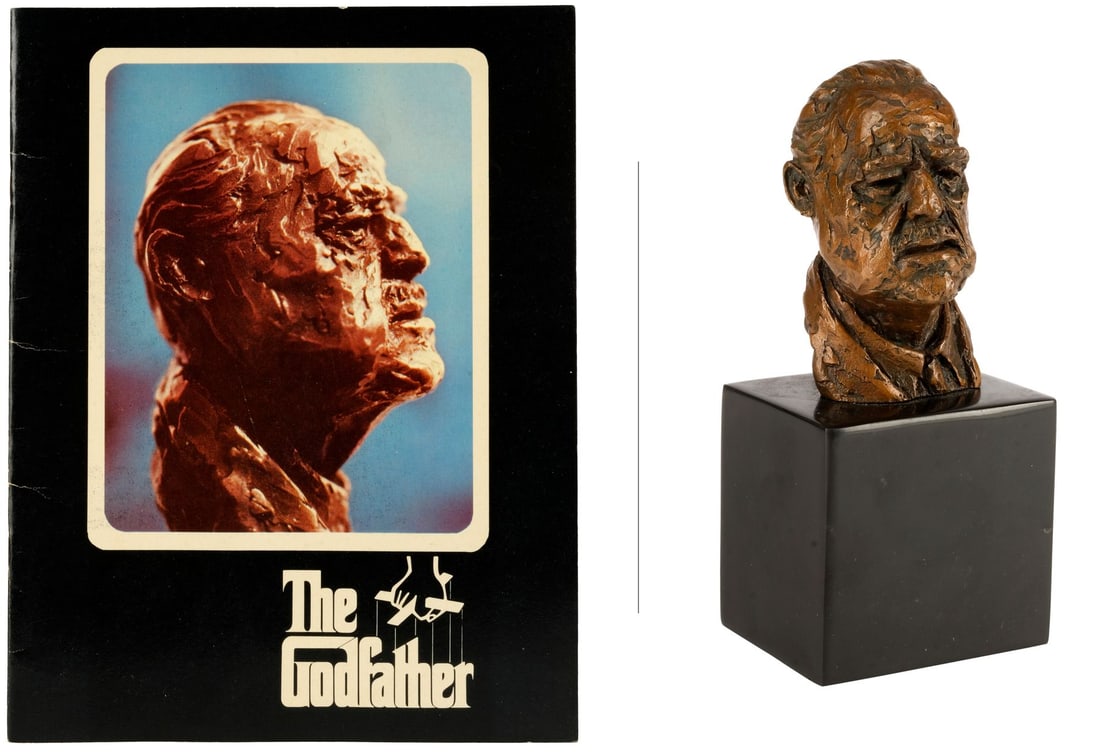 93. THE GODFATHER (1972) - Dick Smith Collection: Vito Corleone (Marlon Brando) Miniature Bronze: B