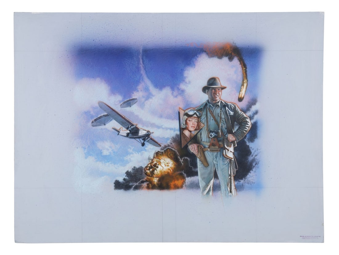 178. INDIANA JONES SERIES (1981-2023) - Drew Struzan Original Hand-Painted "Indiana Jones and the: B