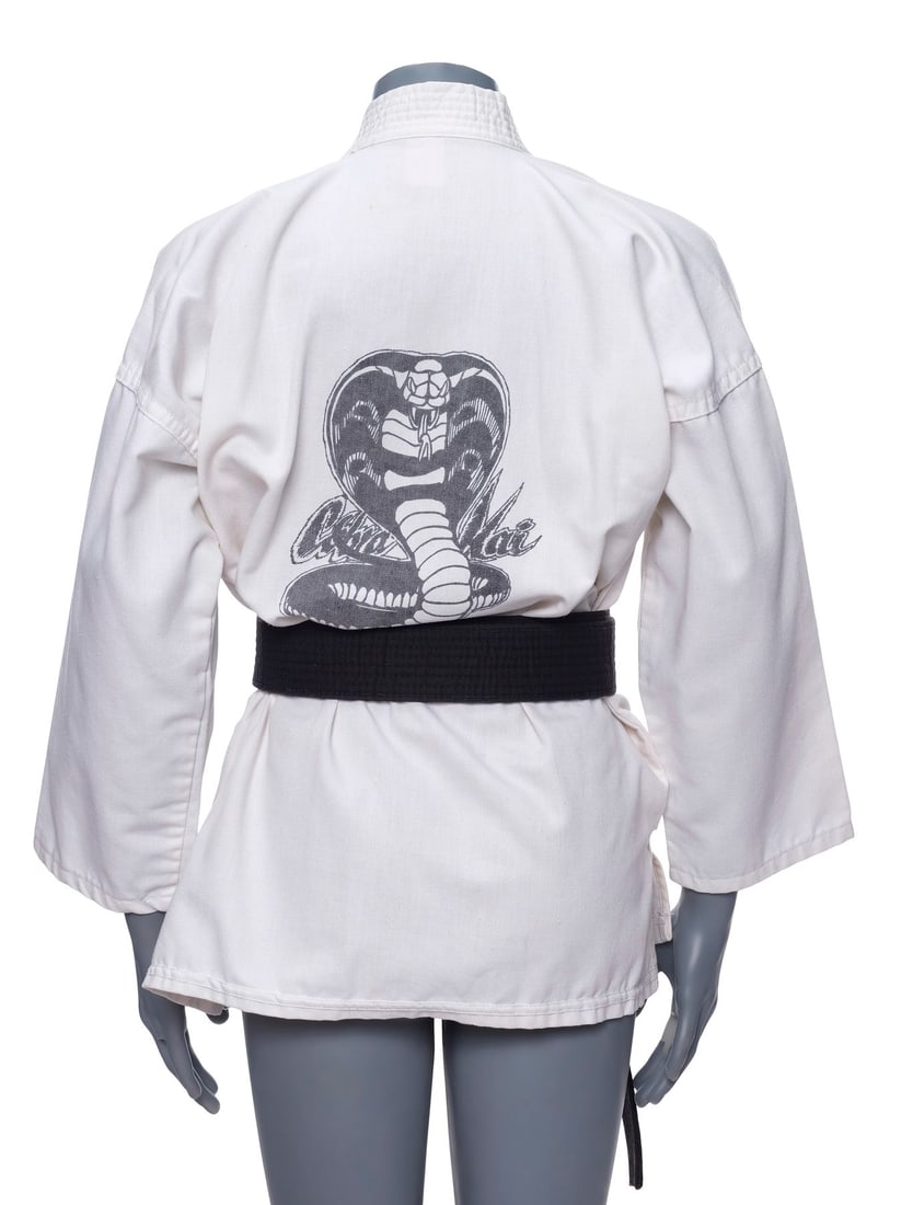 196. THE KARATE KID (1984) - Cobra Kai Gi Top and Black Belt: B