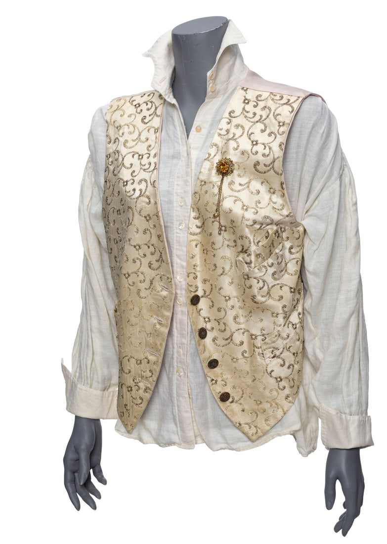 203. LABYRINTH (1986) - Sarah's (Jennifer Connelly) Screen-Matched Waistcoat and Poet Shirt with: B
