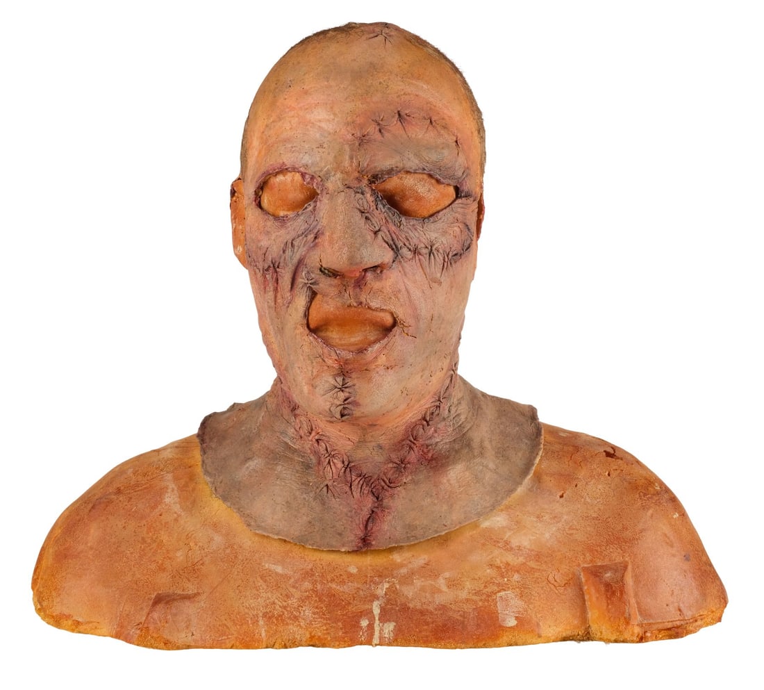 227. MARY SHELLEY'S FRANKENSTEIN (1994) - Creature's (Robert De Niro) Facial Appliance on Bust: B