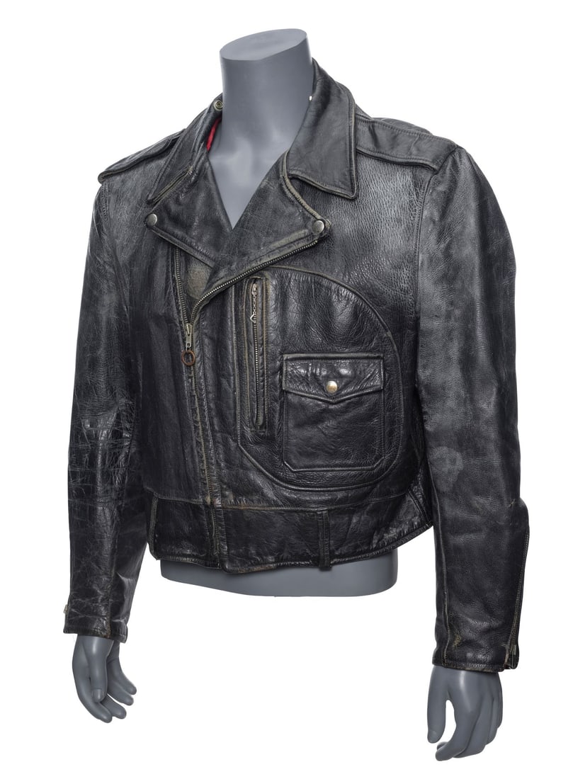 254. NATURAL BORN KILLERS (1994) - Mickey Knox's (Woody Harrelson) Screen-Matched Leather Jacket: B