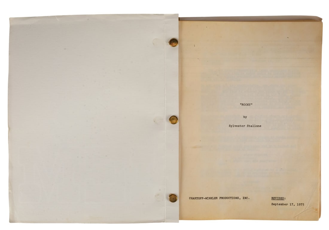 306. ROCKY (1976) - Bound Revised Agency Script: B