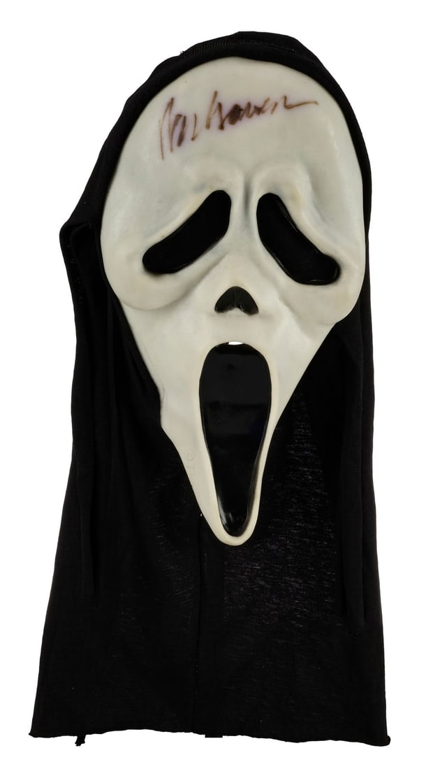 315. SCREAM 2 (1997) - Wes Craven-Autographed Ghostface Mask: B