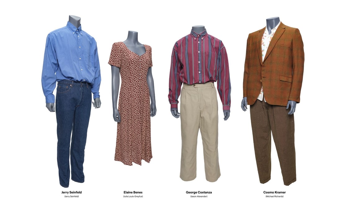 318. SEINFELD (T.V. SERIES, 1989 - 1998) - Set of Jerry Seinfeld (Jerry Seinfeld), George Costanza: B