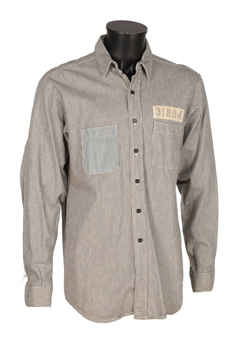 320. THE SHAWSHANK REDEMPTION (1994) - Bogs Diamond's (Mark Rolston) Prisoner Shirt: B