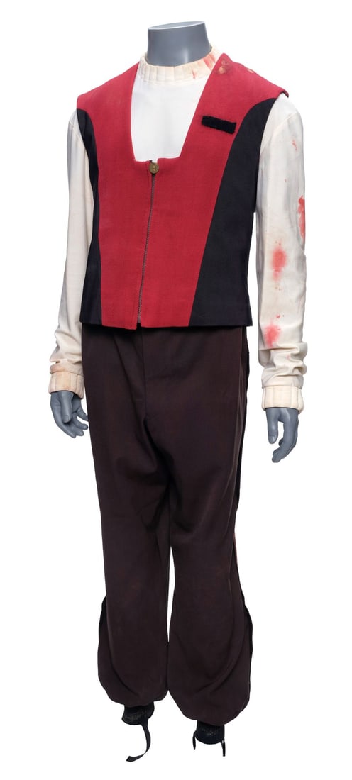 336. STAR TREK: GENERATIONS (1994) - Captain James T. Kirk's (William Shatner) Bloodied Shirt and: B